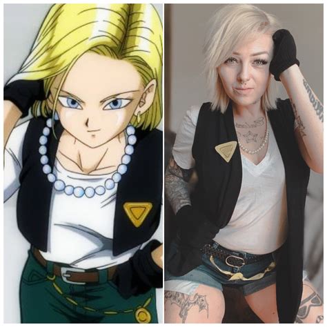 android 18 real life|is android 18 human.